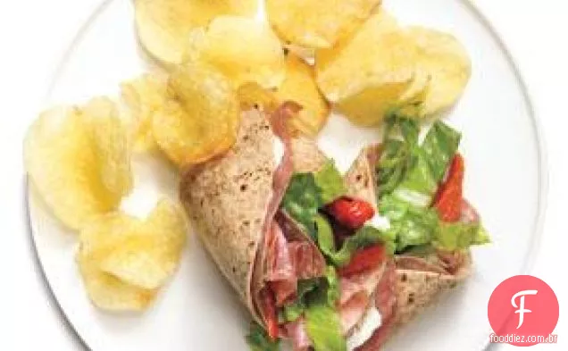 Molho De Salame E Pimenta Vermelha Assada