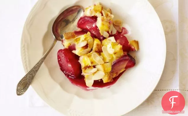 Crumble de ameixa rápida