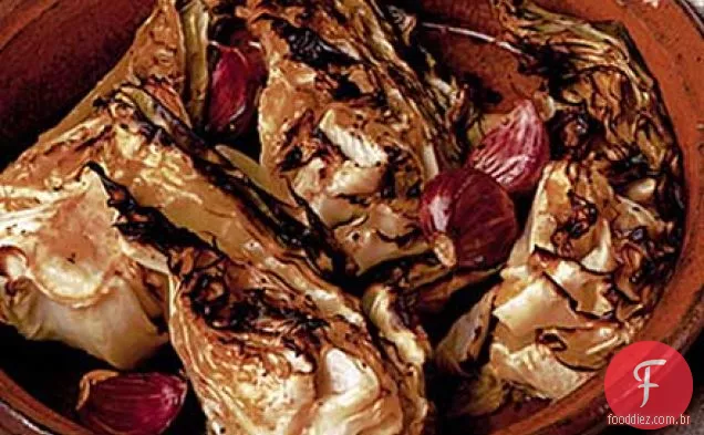 Repolho cozido aromatizado