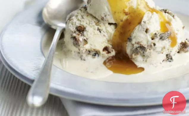 Natal pud sorvete