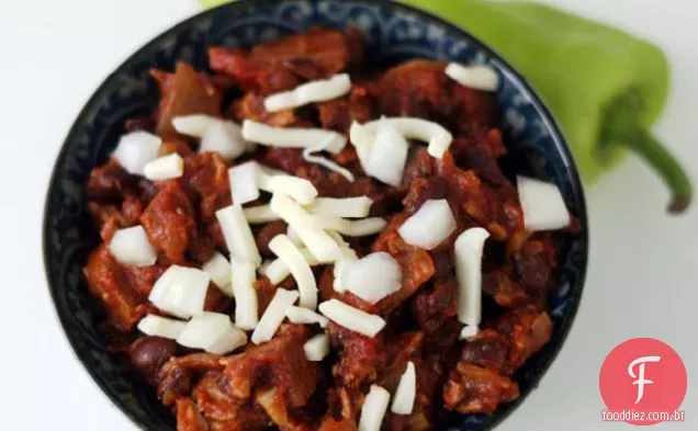 Cubanelle & Black Bean Pork Chili