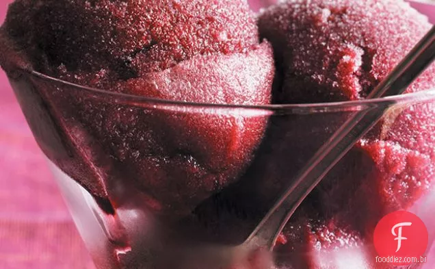 Vinho Tinto–Sorvete De Framboesa