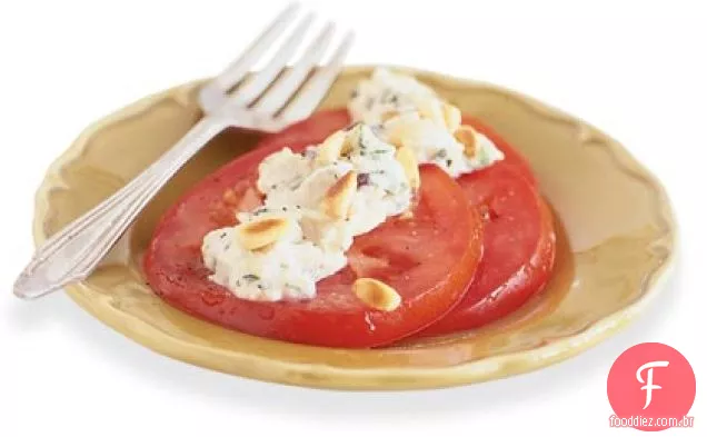 Tomate com purê de Feijão Branco Siciliano