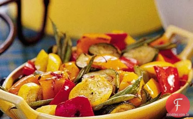 Salada De Legumes Marinada Grelhada