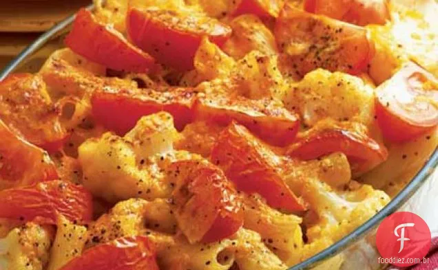 Cauli-macarrão com queijo
