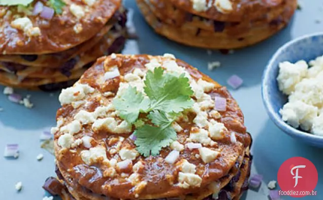 Tortas De Enchilada Vegetarianas
