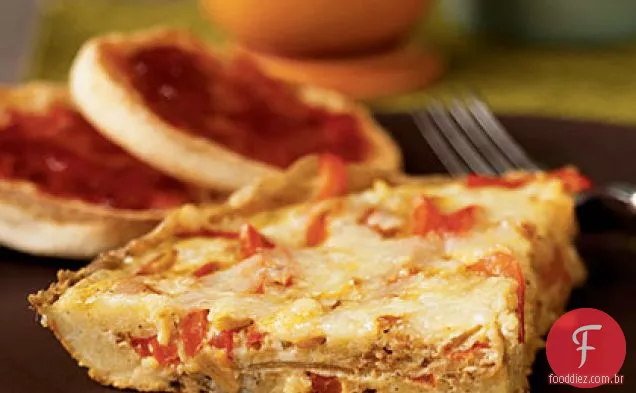 Pimentão Vermelho Frittata