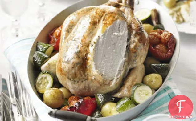 Vinagrete de frango assado