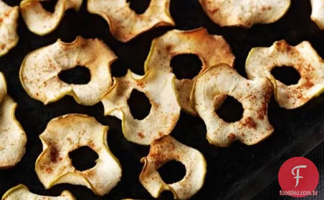 Batatas fritas de maçã temperadas