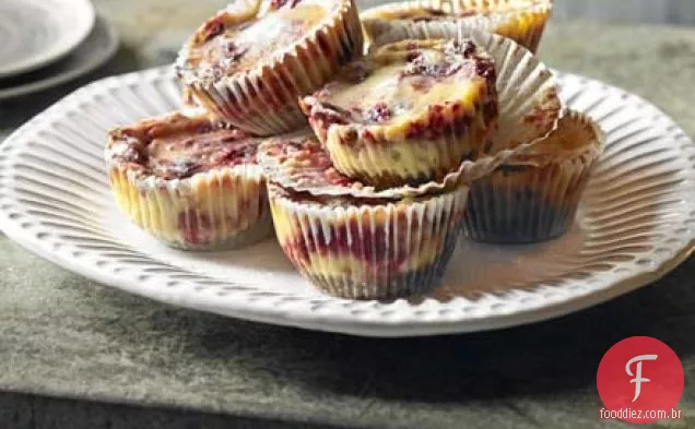 Queijo cranberry ripple-cupcakes