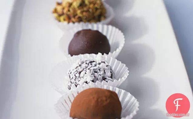 Trufas De Manteiga De Amendoim