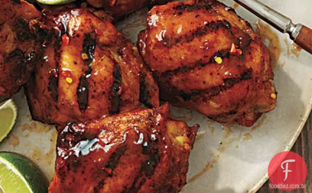 Coxas De Frango Grelhadas Com Tequila