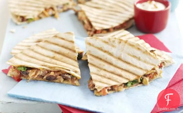 Quesadillas feijão Refried