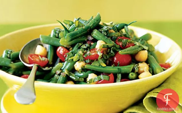 Salada De Dois Feijões Perfeita Para Piquenique