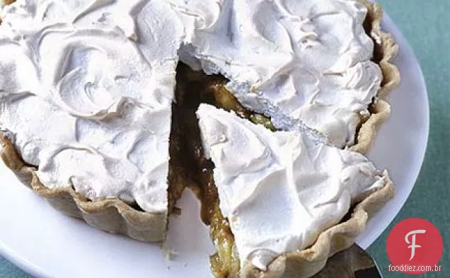 Gooseberry merengue tart