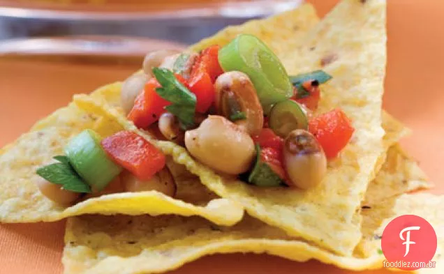 Pimenta vermelha-Salsa de ervilha de Olhos Pretos