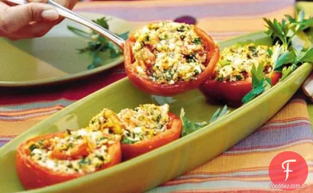 Feta-Tomates Recheados