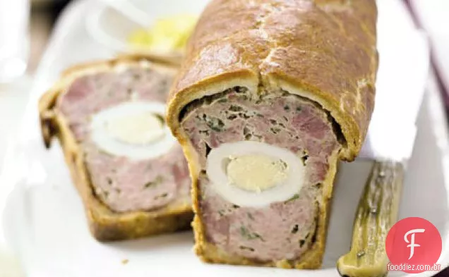 Torta de porco e presunto