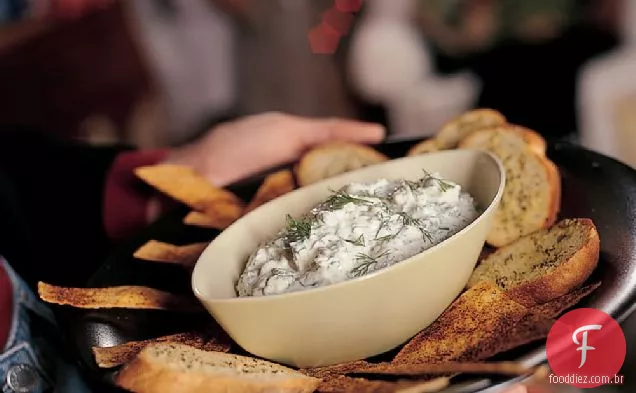 Molho Cremoso De Feta-Espinafre