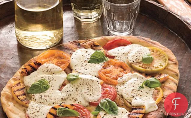 Tomate Grelhado-Pizza De Pêssego