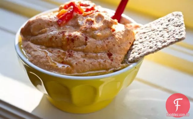 Hummus De Pimenta Vermelha Assada