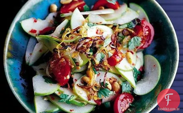 Salada de maçã verde