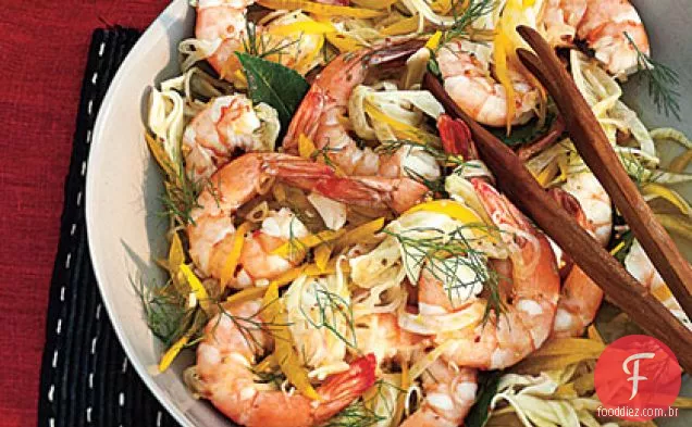 Salada De Camarão Marinada