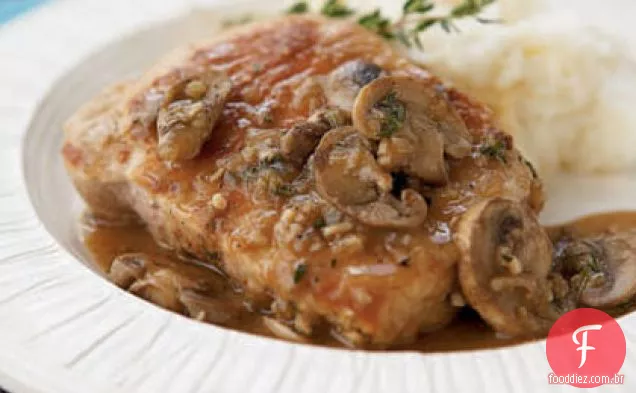 Costeletas De Porco Marsala