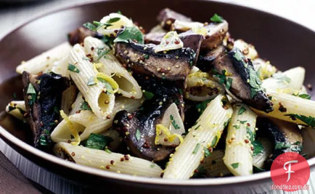 Herby mushroom pasta