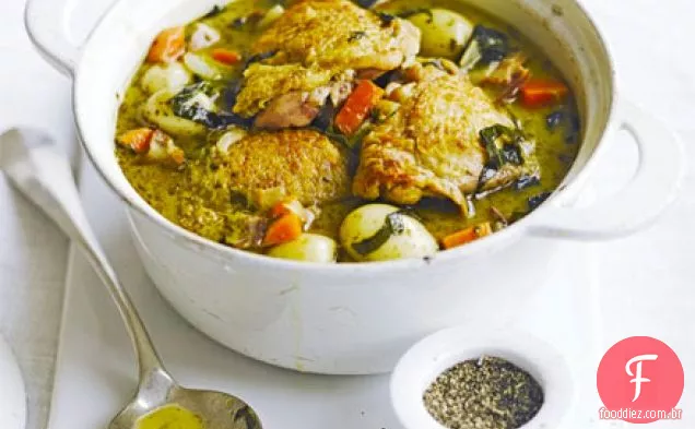 Spring chicken one-pot