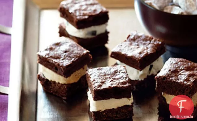 Brownie Ice Cream Mini-wiches