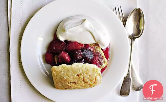 Shortcakes De Ruibarbo