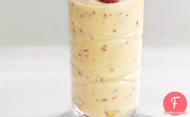 Pêssego Melba smoothie