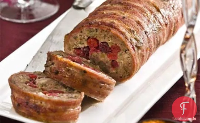 Chestnut & cranberry roll