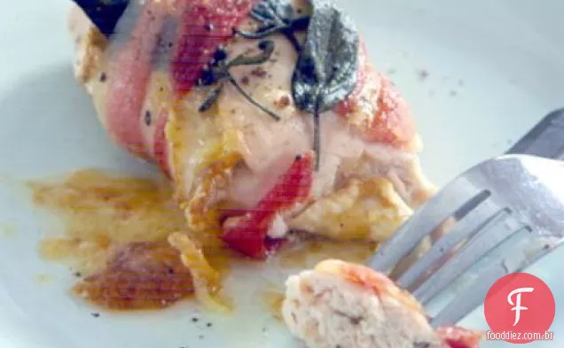 Frango em um envoltório