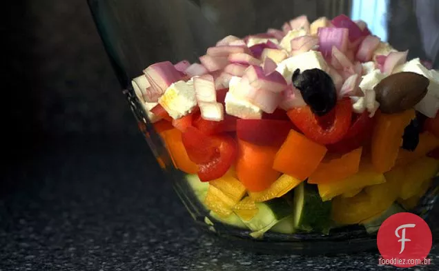 Salada De Pimenta Mediterrânea