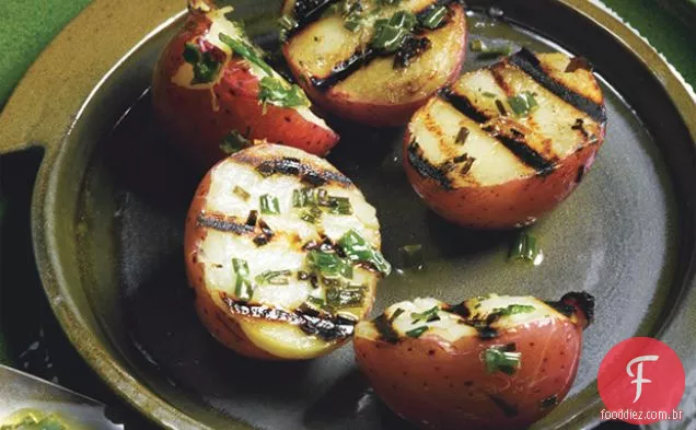 Batatas De Cebolinha Grelhadas