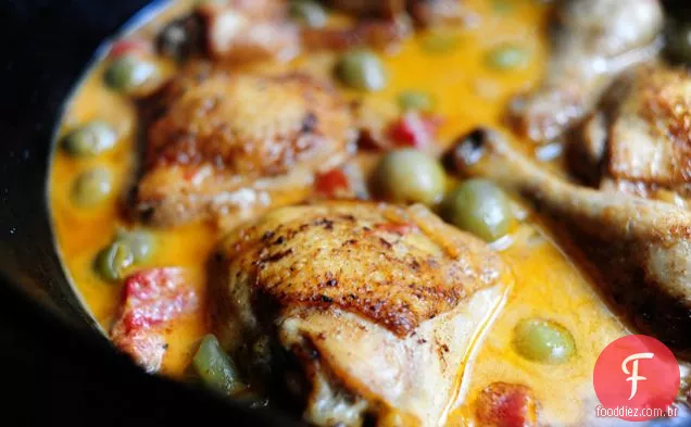 Frango com azeitonas