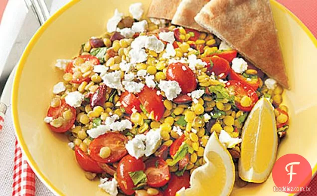 Salada De Lentilha Mediterrânea