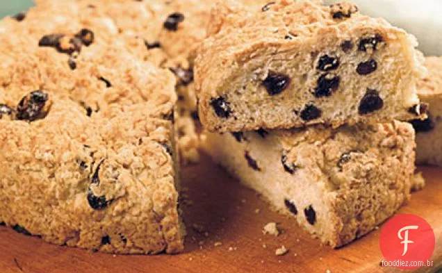 Pão de refrigerante irlandês com passas