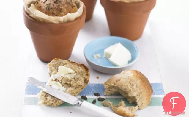 Flowerpot bread