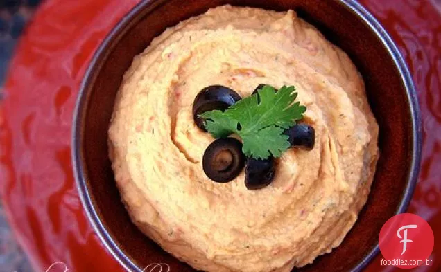 Hummus De Pimenta Vermelha Assada