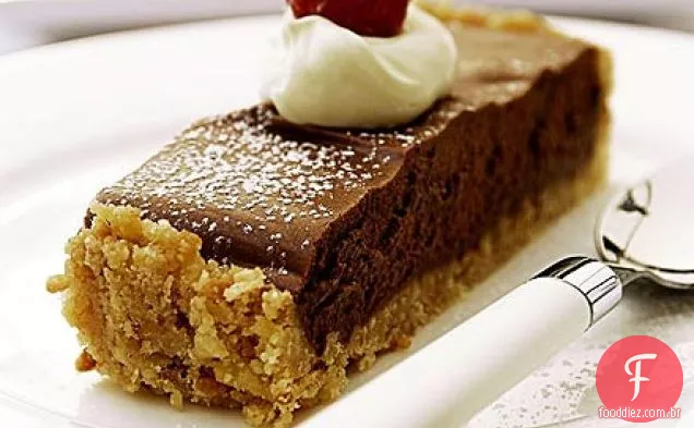 Torta de chocolate sem cozimento