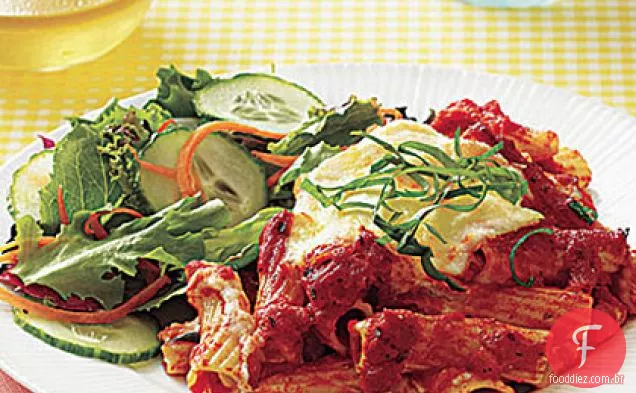 Ziti Cozido Em Fogão Lento