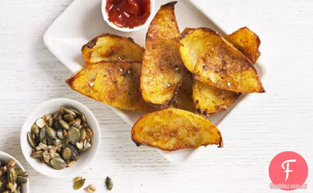 Casca de batata parmesão