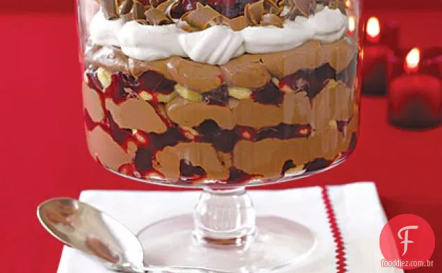 Cranberry e chocolate bagatela