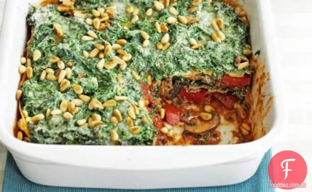 Cinco-veg lasanha