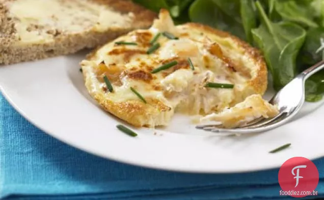 Mini omeletes de arinca defumada