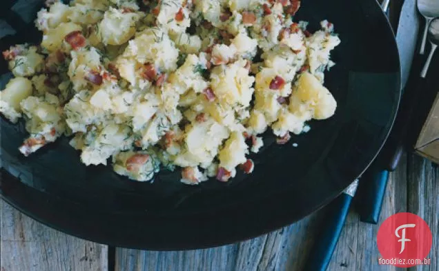 Bacon Esmagado Batatas