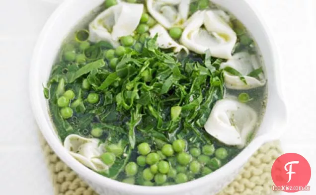 Tortellini & pesto minestrone